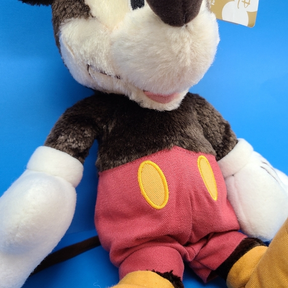 Disney Store Faux Mohair Deluxe Mickey Mouse Plush - Picture 3 of 6